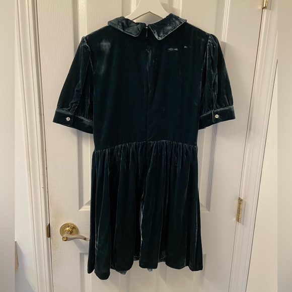 ModCloth Green Velvet Dress - Picture 3 of 5